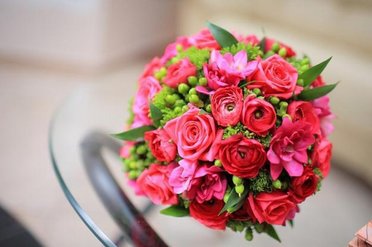 Свадебный букет 'Розовая Эйфория' в магазине Кактус г. Сургут