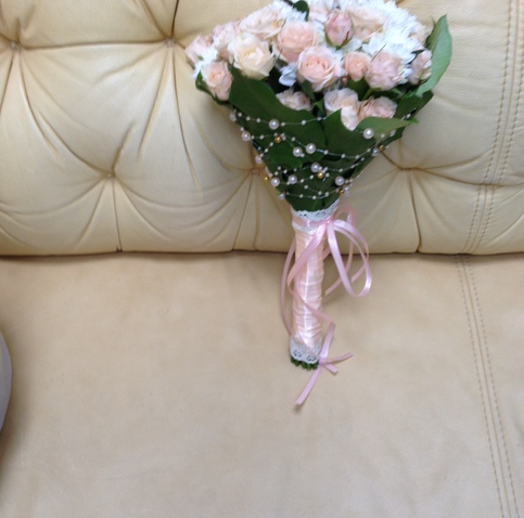 Букет невесты нежно-розовый в магазине Кактус г. Сургут